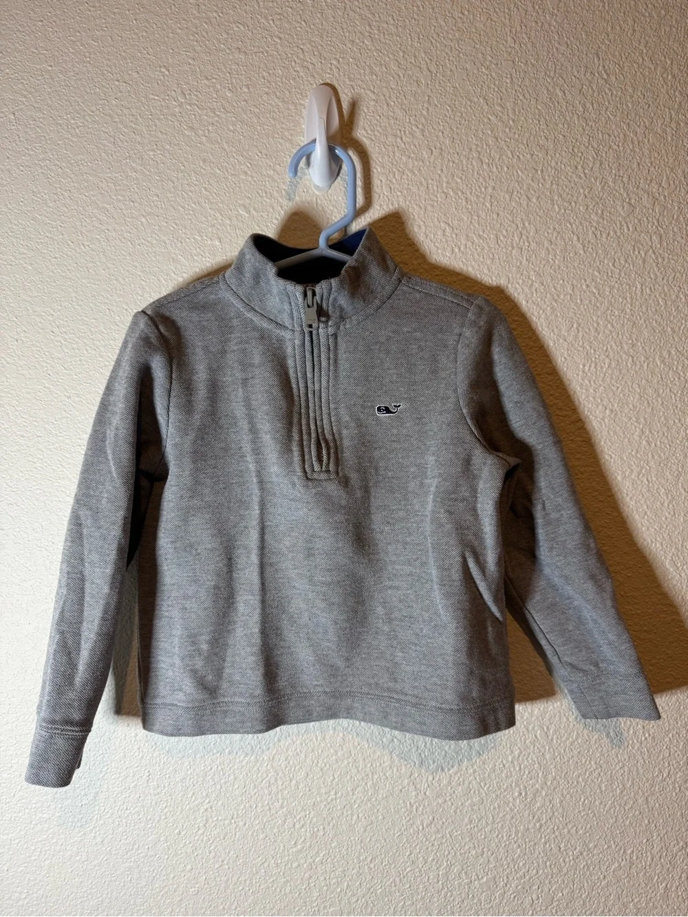 Kids Gray Quarter-Zip Sweater - Classic Pullover